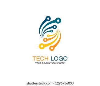 Technology symbol illustration