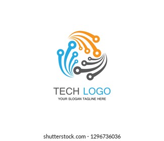 Technology symbol illustration