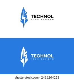 Logo der Technologie, Vektordesign