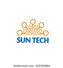 Technologie-tec-Logo, modernes Symbol