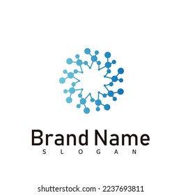 technology tec logo modern symbol electronic