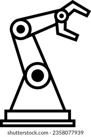 Technology. Tech icon. Robotic Arm