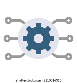 technology techno cog gear core website webpage homepage web development icon
