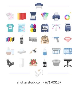 , technology, textiles, information and other web icon in cartoon style. chair, cosmetology, business, icons in set collection.