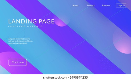 Technology Texture. Dark Summer Art. Blue Liquid Pattern. Vector Cover. Wavy Geometry Template. Horizontal Ux. House Landing Page. Purple Technology Texture