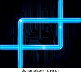 Technology theme vector background. Eps10