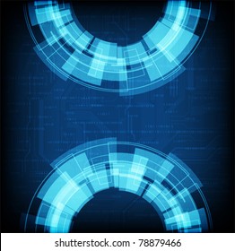 technology theme vector background. eps10