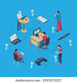 Technology today digital Network Icons Best EPD file for Downloads