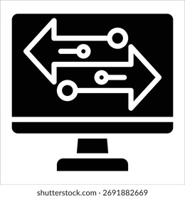 Elemento de icono de transferencia de Tecnología para diseño