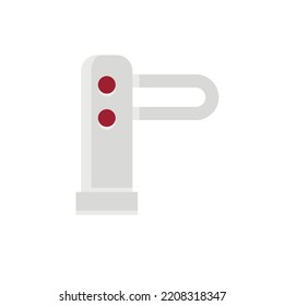 Technology turnstile icon. Flat illustration of Technology turnstile vector icon isolated on white background