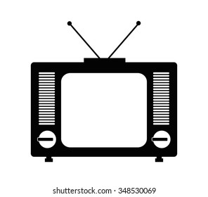 Technology TV screen graphic icon design, vector illustration eps10