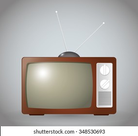 Technology TV screen graphic icon design, vector illustration eps10