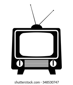 Technology TV screen graphic icon design, vector illustration eps10