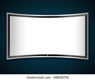 Technology TV screen graphic icon design, vector illustration eps10