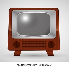 Technology TV screen graphic icon design, vector illustration eps10