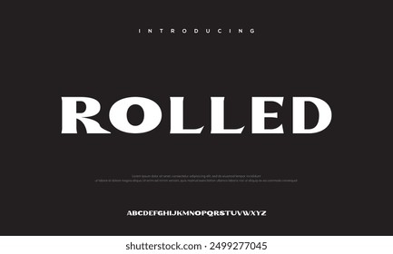 Technology typography alphabet fonts with bold style. Vector illustration and tech font. Abstract minimal modern sport, simple, fashion, digital, future creative alphabet font.