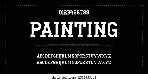 Tecnología tipografía alfabeto Fuentes con estilo audaz. Ilustración vectorial y fuente tecnológica. Abstractas minimalista deportivo moderno, simple, moderno, digital, futuro alfabeto creativo.
