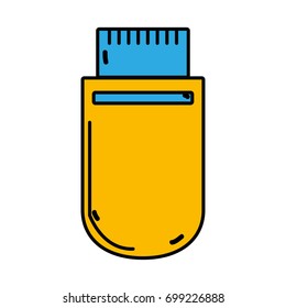 technology usb memory with data information