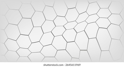 Technology vector abstract background with hexagons mesh, 3D abstraction of nanotechnology and science, electronics and digital style, wire net dimensional perspective.
See less