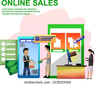 Technology vector art illustration design
