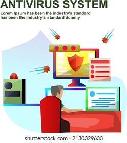 Technology vector art illustration design