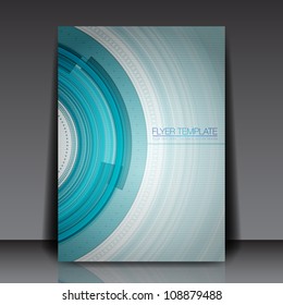 Technology Vector Flyer Design - EPS10 Background