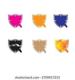 Technologie Vektor Haus Zelt Logo