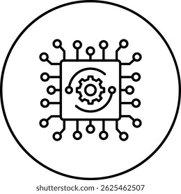 Technology vector icon. Can be used for printing, mobile and web applications.