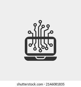 Technologie-Vektorsymbol-Illustrationszeichen