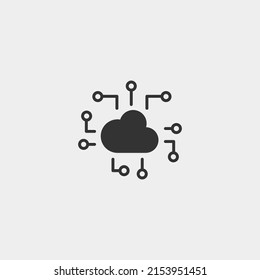 Technologie-Vektorsymbol-Illustrationszeichen