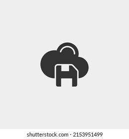 Technology vector icon illustration sign