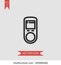 Technology vector icon, illustration symbol