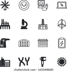 technology vector icon set such as: sonogram, town, boards, sea, chromosomes, production, ultrasound, communicate, screen, nature, architecture, rig, computer, farm, upstream, manufacturing, auto