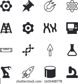 technology vector icon set such as: fly, token, marketing, collection, tv, knowledge, debit, space, launch, needle, metro, scientific, download, electronic, device, voice, cells, life, genome, cash