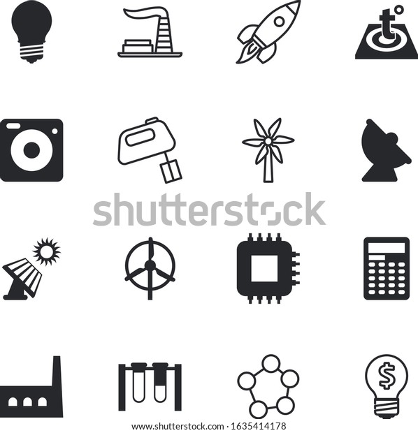 technology vector icon set such as: vectors,\
container, accounting, line, glassware, manufactory, connect,\
service, finance, motherboard, chip, laboratory, portable, focus,\
town, oil, biology, up,\
tv