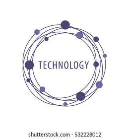 technology vector logo 