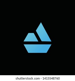 Technology vector logo. Business logo. Travel emblem