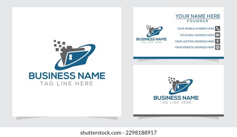 Technology - vector logo for corporate identity. Abstract chip sign. Network, internet tech concept illustration. Design element.