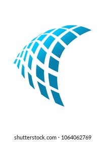 Technology vector logo template