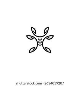 Logotipo del diseño de la espina dorsal del Vector de la tecnología