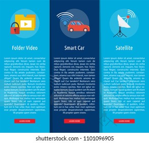 Technology Vertical Banner Concept