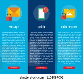 Technology Vertical Banner Concept