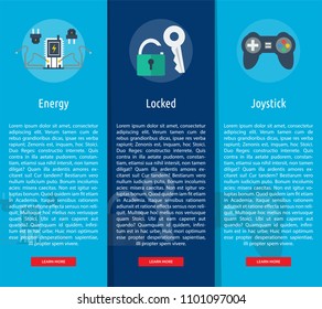 Technology Vertical Banner Concept