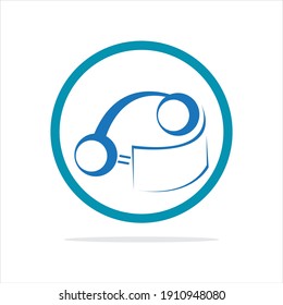 plantilla de diseño del logotipo de la realidad virtual de la tecnología - vector