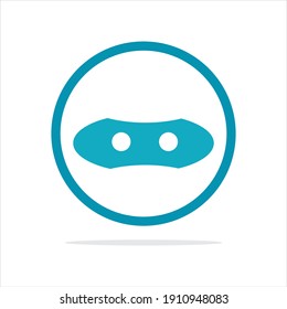 plantilla de diseño del logotipo de la realidad virtual de la tecnología - vector