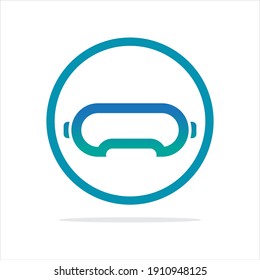 Design-Vorlage für virtuelle Realität - Vektorgrafik