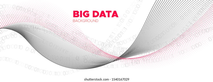 Technology Wallpaper. Matrix Codes. Data Numbers. White Flow Particle Pattern. Technology Abstract. Matrix Digits. Big Data Stream. White Particle Background. Information Technology.