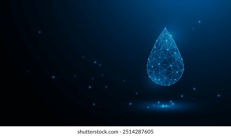 Tecnologia de fundo de gota de água. Ilustração vetorial. Vetor Abstract tecnologia linhas de circuito. Tecnologia vetor background.Eps10 ilustração vetorial.