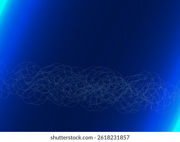 Technology Wave Line Pattern  Dark Gradient Background with Glow Effect