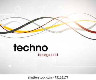 Technology web background/banner for business design. Eps 10.